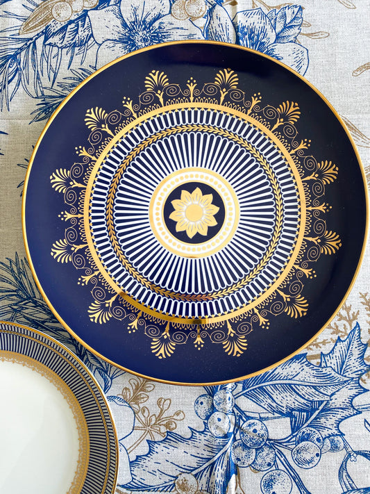 Palace Blue dinner plate